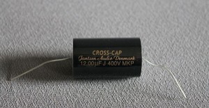 12 uF Cross-Cap MKP kondensator