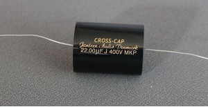 22 uF Cross-Cap MKP kondensator
